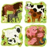 3 Puzzle Up! 2 ans : Les animaux de la ferme - Ravensburger