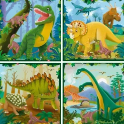 3 Puzzle Up! 4 ans : Les dinosaures - Ravensburger