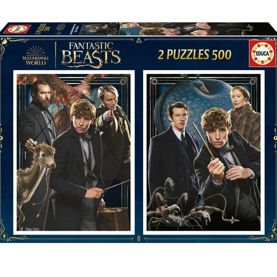 2 x 500 pièces : Les animaux Fantastiques - Educa