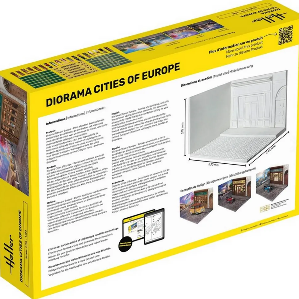 Accessoire de diorama : villes d'Europe - Heller