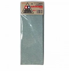 Accessoire maquette : Jeu de papier abrasif moyen - Tamiya