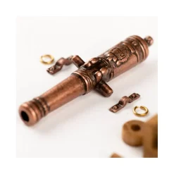 Accessoire maquette bateau : Canons avec chariot bois 40 mm - Amati