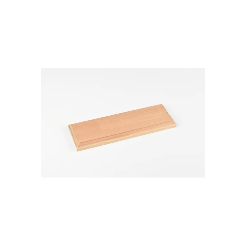 Accessoire pour maquette bateau en bois : Socle en bois naturel 30 X 10 X 2 cm - Amati