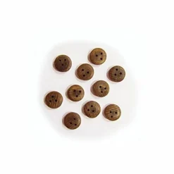 Accessoire pour maquette de bateau en bois : caps de mouton 7mm noyer x 25 - Disarmodel