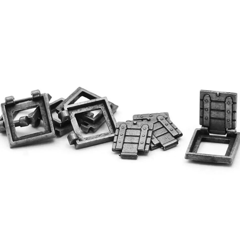 Accessoire pour maquette de bateau en bois : Sabord complet 9x9mm - OCCRE