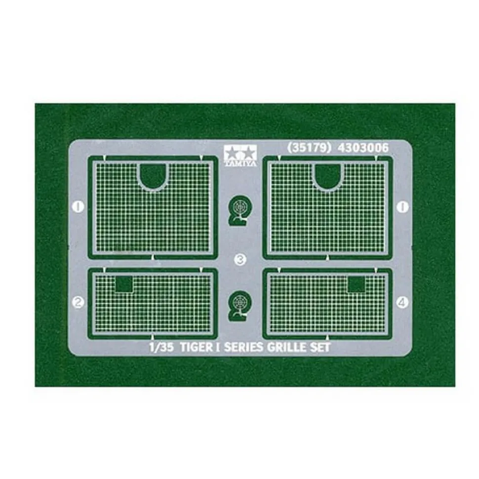 Accessoires diorama : Grilles Ventil. Tiger I - Tamiya