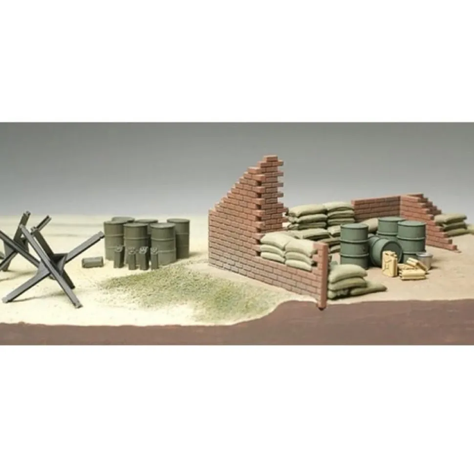 Accessoires militaires : Barricades et Sacs De Sable - Tamiya