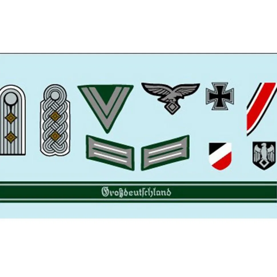 Accessoires militaires : Insignes Allemands Seconde Guerre Mondiale VOL.2 - Tamiya