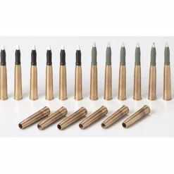Accessoires militaires : Obus laiton 75 mm pour char allemand Pz.Kpfw.IV - Tamiya