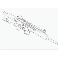 Accessoires militaires : Sélection d'armes à feu allemandes SL8-1 (6 pistolets) - Trumpeter