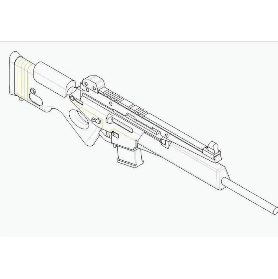 Accessoires militaires : Sélection d'armes à feu allemandes SL8-1 (6 pistolets) - Trumpeter