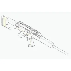 Accessoires militaires : Sélection d'armes à feu allemandes SL8 2Ii(6 pistolets) - Trumpeter