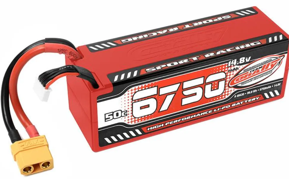 Accu Lipo SPort Racing 50C 4S 14.8V 6750mAh Team Corally - Team Corally