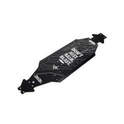 Aluminum Chassis CNC 7075 T6 LWB Black - Arrma - ARRma