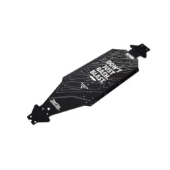 Aluminum Chassis CNC 7075 T6 LWB Black - Arrma - ARRma