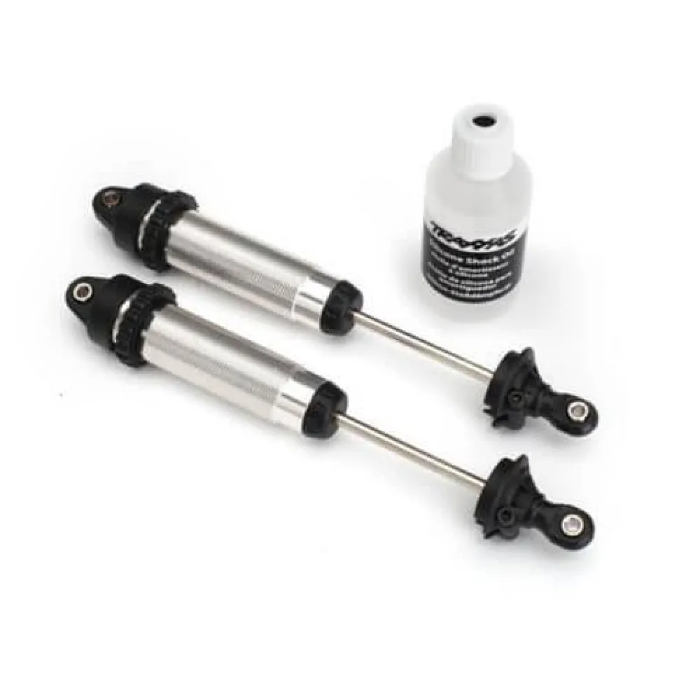 Amortisseurs Arriere Gtr 139Mm Alu Argent Filetes (2) - Traxxas - Traxxas