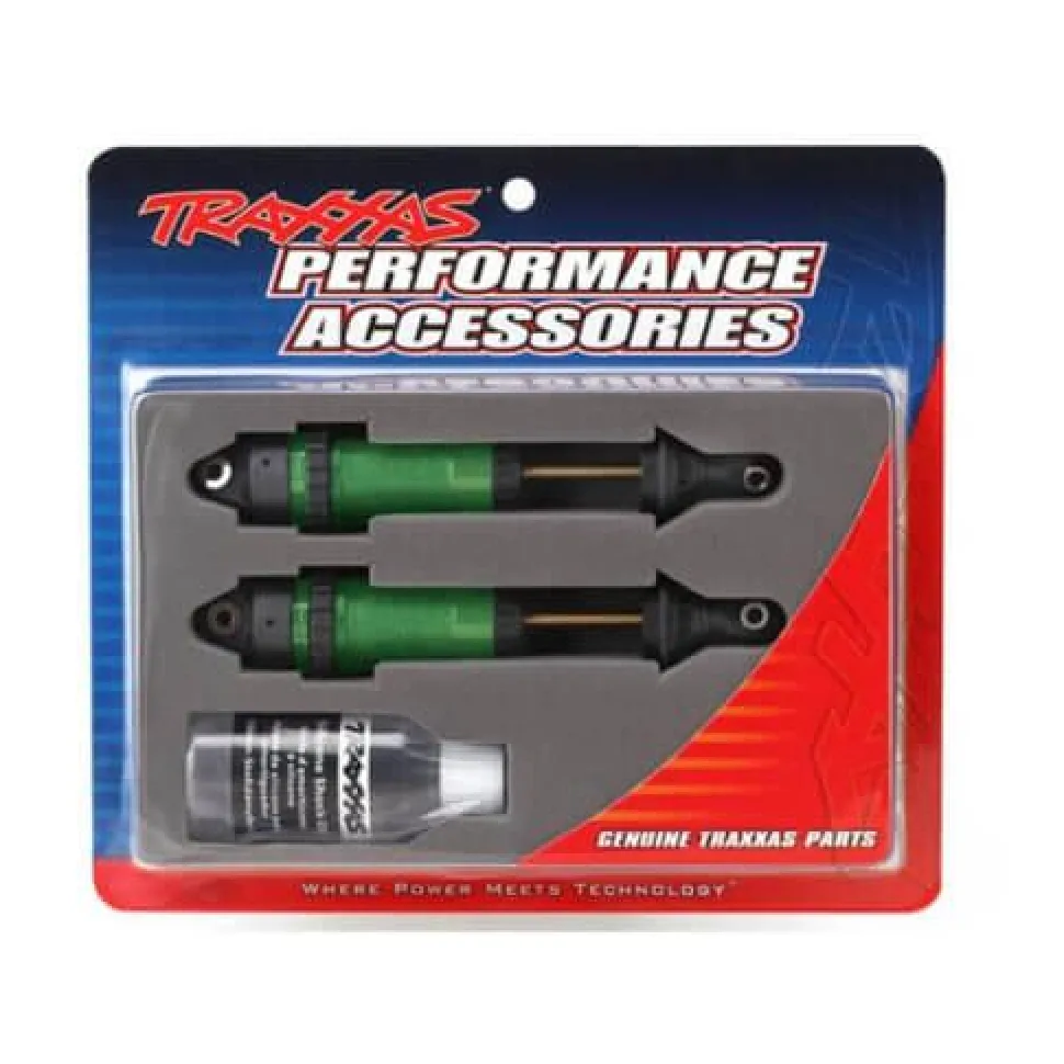 Amortisseurs Xx Long Gtr Alu Anodises Vert (2) - Traxxas - Traxxas