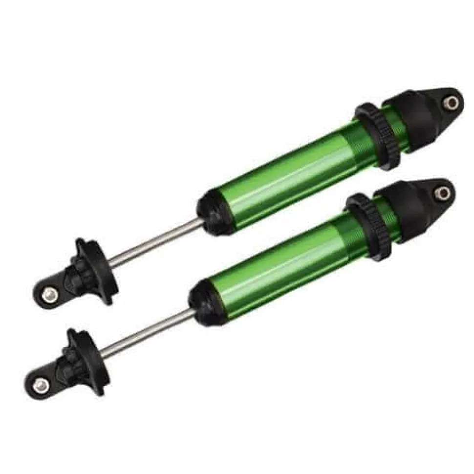 Amortisseurs(X2) Gtx Alu Anodise Vert Assembles (Sans Ressorts) - Traxxas - Traxxas