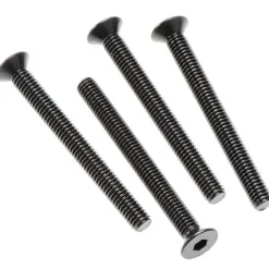 AR722440 - Flt Head Hex Machine Screw 4x40mm 4x4 (4) - ARRma
