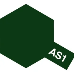 AS1 - Bombe aérosol - 90 ml : Vert Foncé - Tamiya