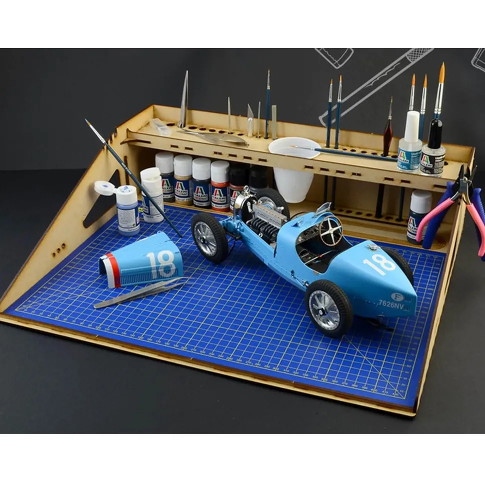 Atelier de Modélisme avec tapis de coupe A3 - Italeri