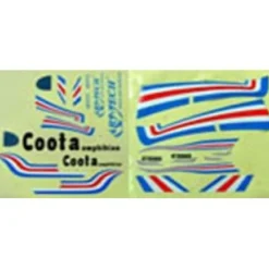 Autocollant decoration Coota Hydravion Art-Tech ART-5D051 - Art-Tech