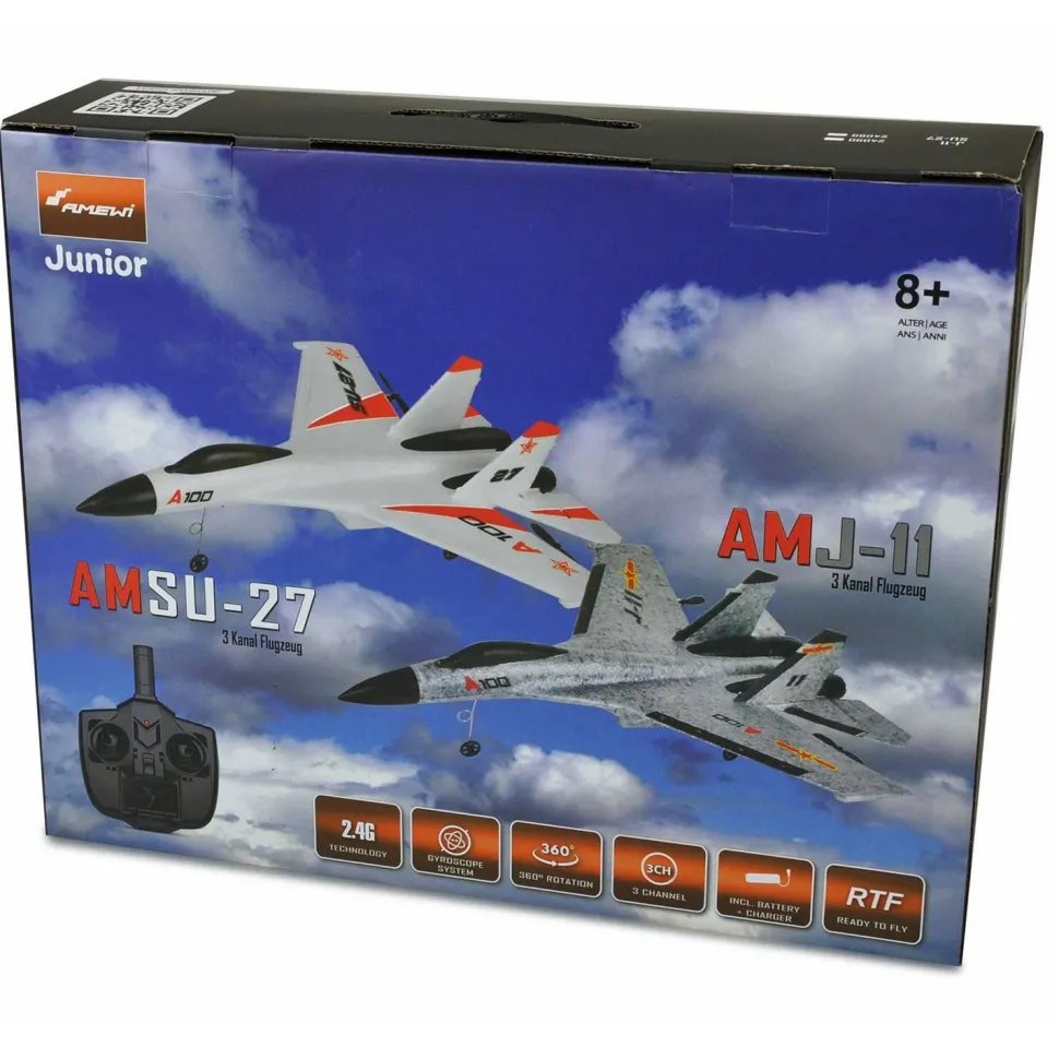 AVION RTF J-11 Flugzeug 3 canaux 2,4GHz avec Gyro - Amewi