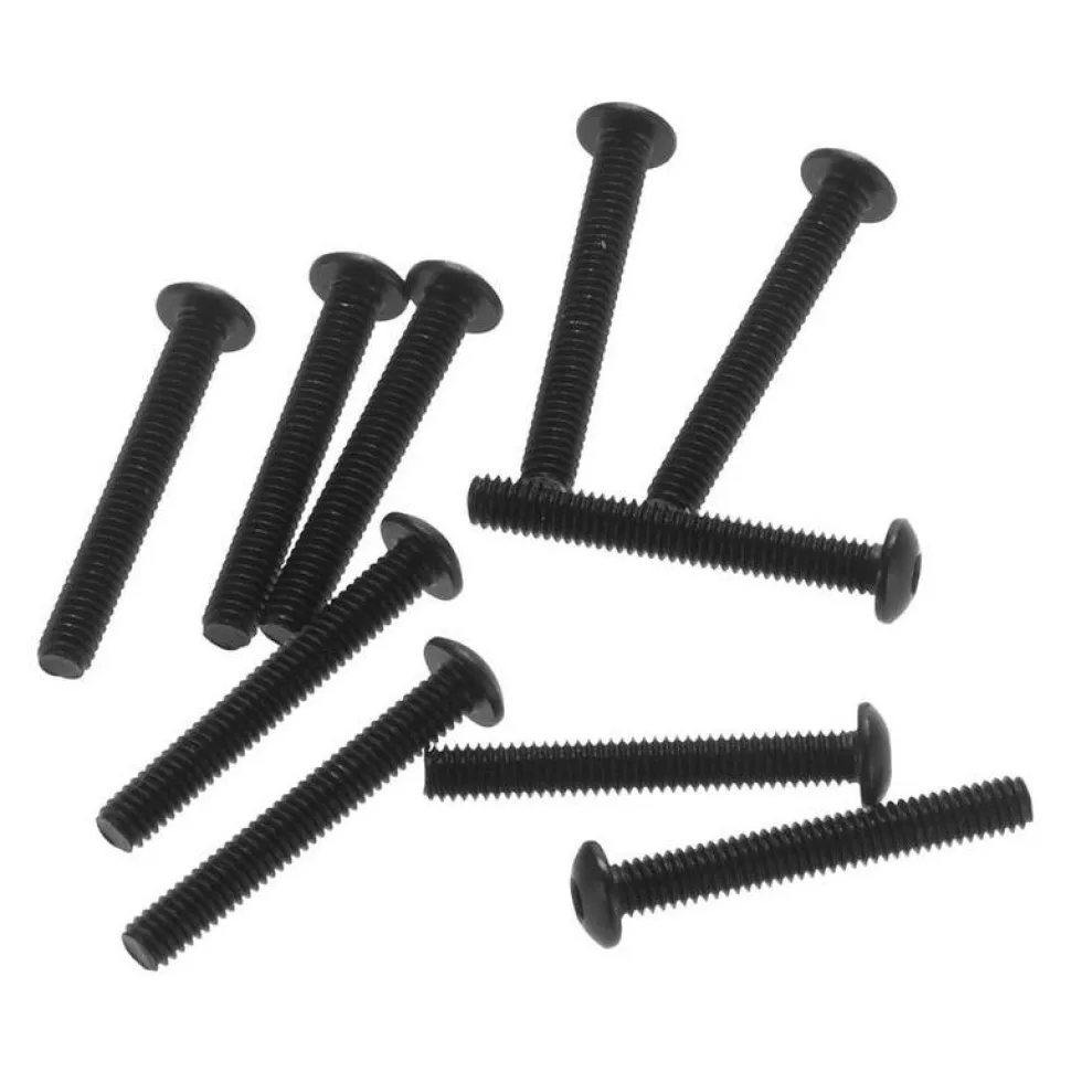 AX31491 -Hex Socket Button Head M2.6x1mm Noir (10) - Axial