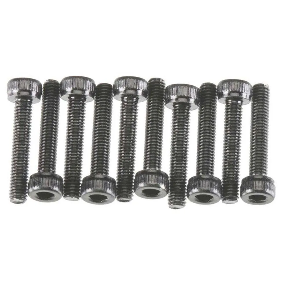 AXA087 - Cap Head M3x16mm Noir Oxide (10) - Axial