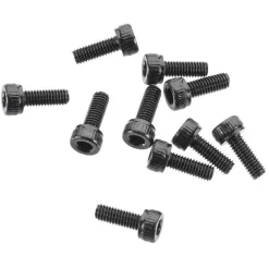 AXA084 - Cap Head M3x8mm Noir Oxide (10) - Axial