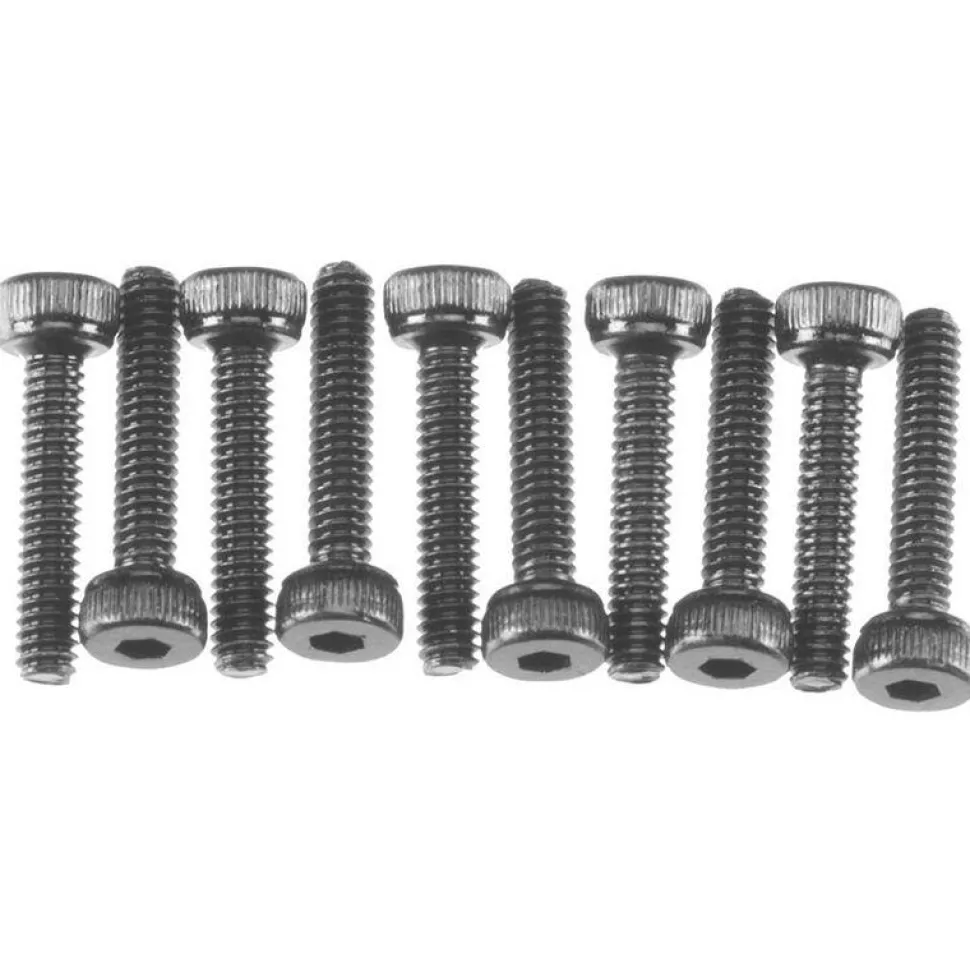 AXA015 - Cap Head M2x10mm Noir Oxide (10) - Axial