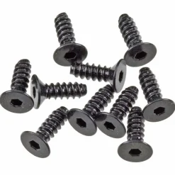 AXA0413 -Hex Sckt Tapping Flat Hd M2.6x8mm Blk(10) - Axial