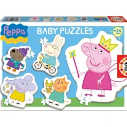 Baby puzzle - 5 puzzles : Peppa Pig - Educa
