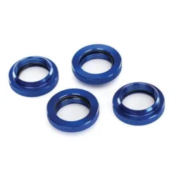 BAGUE DE RESSORT REGLABLE ALU ANODISEES BLEU X-MAXX TRAXXAS - Traxxas