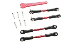 Biellette à pas inverse alu (2 av. 39mm + 2 arr. 49mm) - Rustler - Traxxas