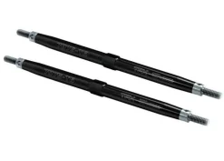 Biellettes Arriere Alu 7075-T6 Anodisees Noir 124Mm (2) Pour Maxx - Traxxas