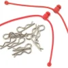 Body Clip Retainer, Red (2) - Radient