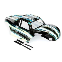 Body, Painted, Black: MTXL - Losi - TLR