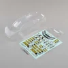 Body Set, Clear, w/Stickers: 22T 4.0 - Losi - TLR