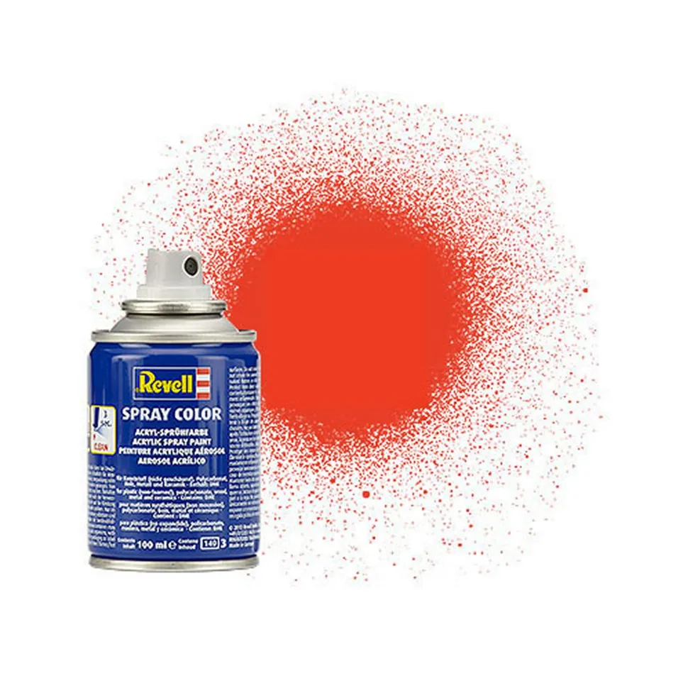 Bombe 100 ml : Orange fluo mat - Revell
