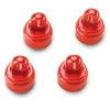 Bouchons D'Amortisseurs Alu Anodise Rouge (4) - Traxxas