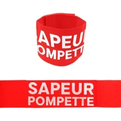 BRASSARD Sapeur Pompette, rouge - RueDeLaFete