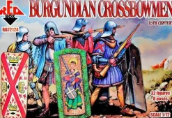 Burgundian crossbowmen, 15th century - 1:72e - Red Box - Red Box
