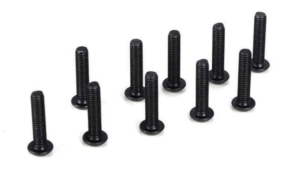 Button Head Screws, M3 x 14mm (10) - Losi - TLR