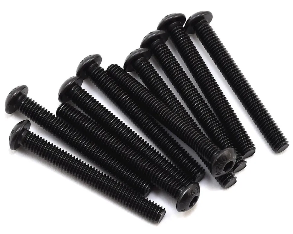 Button Head Screws, Stl, BO, M4 x 35mm (10) - Losi - Losi - TLR