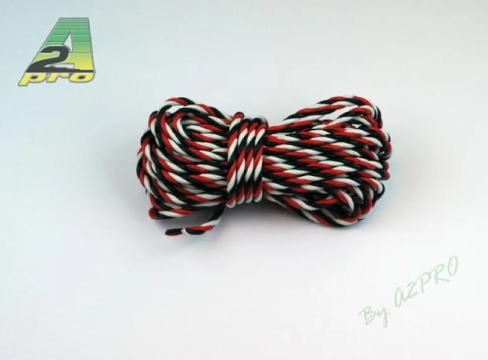Cable servo torsadé 0,30mm² (au mètre) - A2Pro