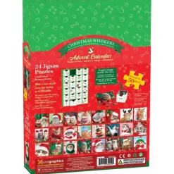 Calendrier de l'avent : 24 Puzzles - Moustaches de Noël - Eurographics