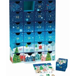 Calendrier de l'avent : 24 Puzzles - Village de Noël - Eurographics