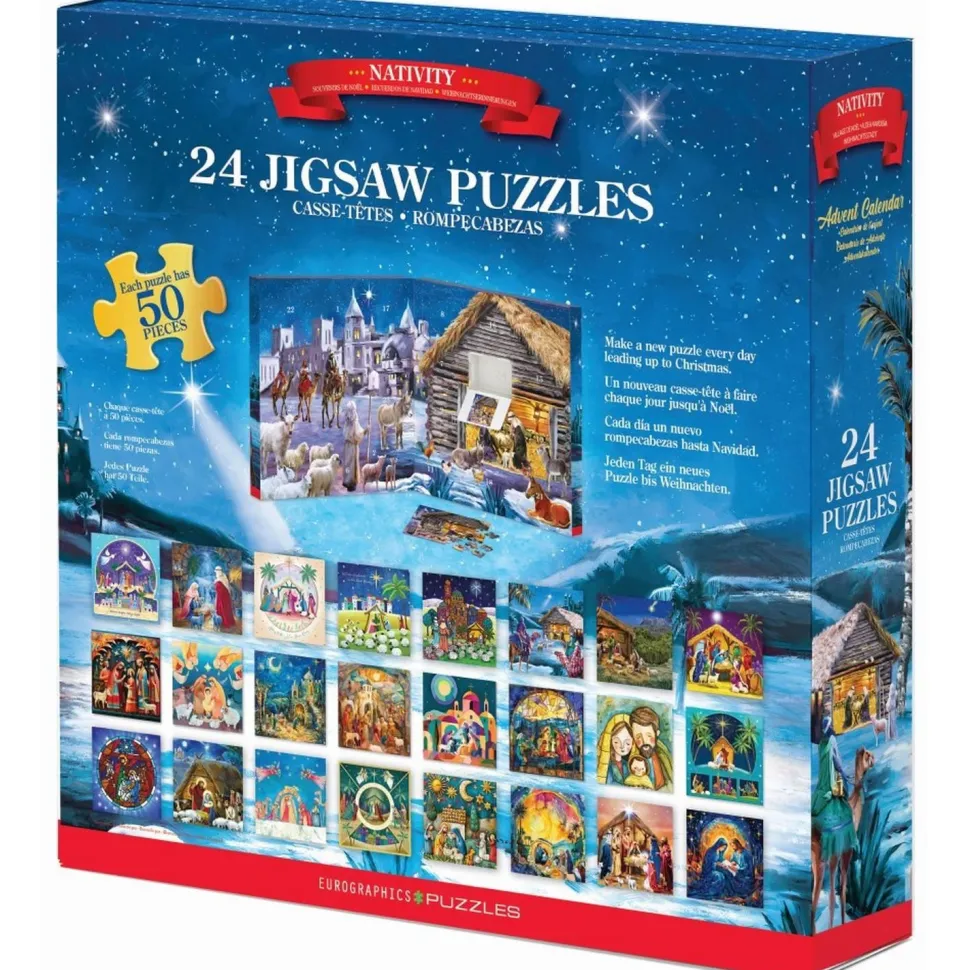 Calendrier de l'avent : 24 Puzzles - Nativité - Eurographics