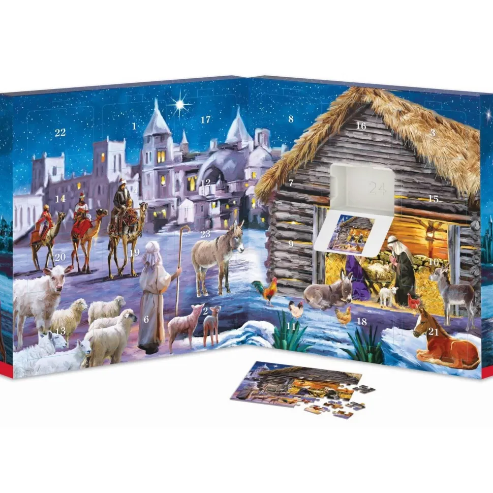 Calendrier de l'avent : 24 Puzzles - Nativité - Eurographics